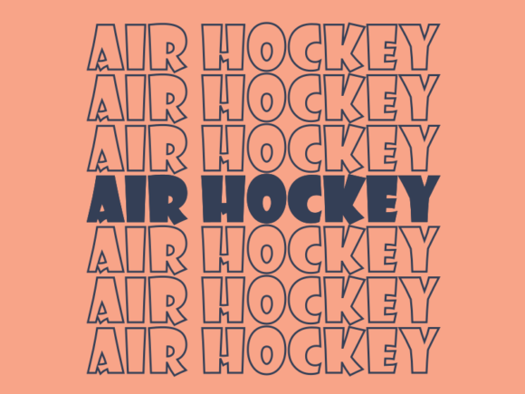 Air Hockey SVG Cut File: Scalable, Versatile, and Ready for Any Craft Project