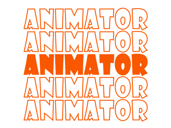 Animator SVG Cut File: Scalable Craft Magic