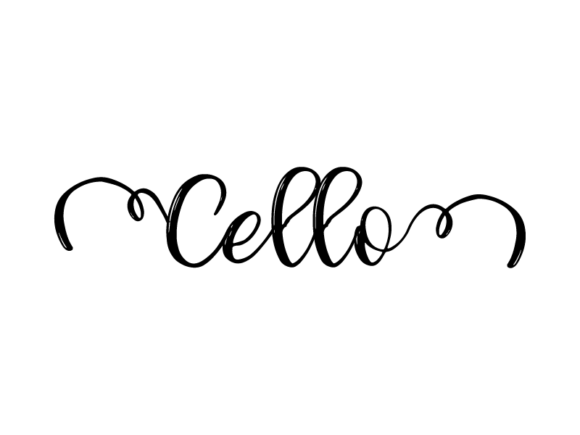 Cello Lettering: Strategic Monochrome Vector Typography for Purpose-Driven Design