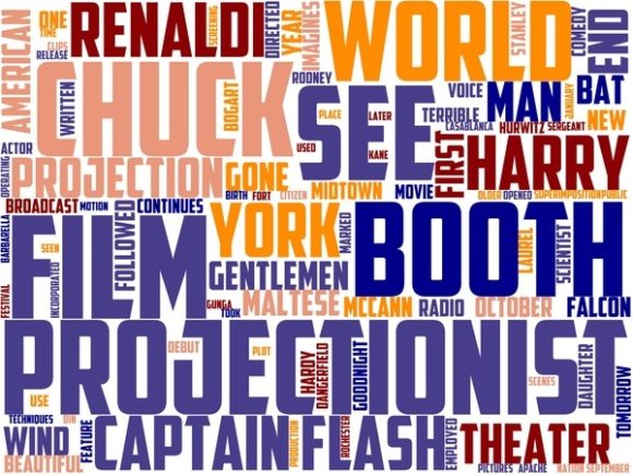 Projectionist Wordart Tumbler