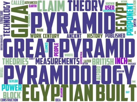 Pyramidology Wordart Tshirt Design