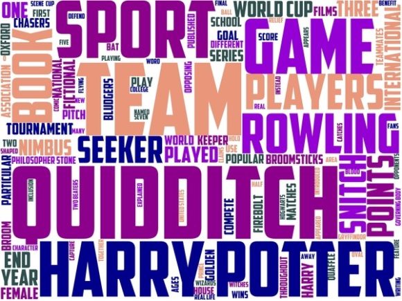 Quidditch Wordart Wallpaper